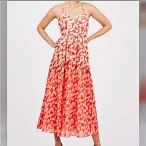 NWOT BADGLEY MISCHKA FOR LE TOTE FLORAL MAXI DRESS